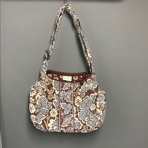 Vera Bradley Slate Blooms Shoulder Bag